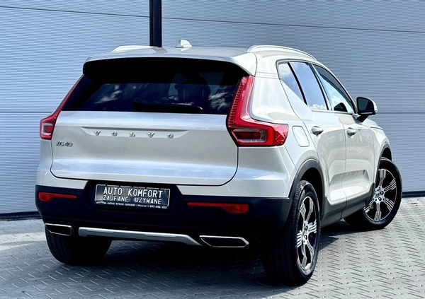 Volvo XC 40 cena 108999 przebieg: 189856, rok produkcji 2019 z Międzylesie małe 781